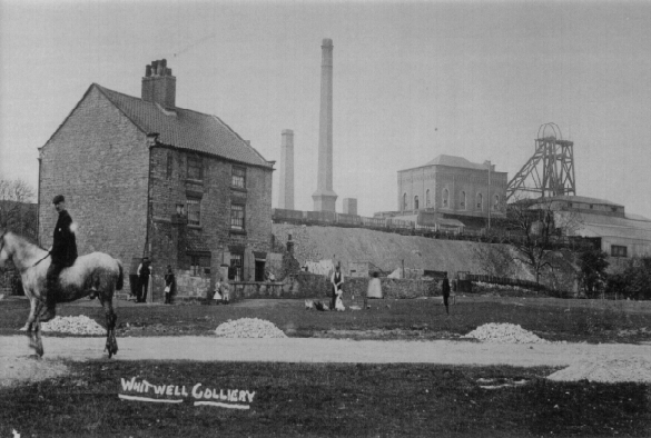 Whitwell Colliery viewed from the Common